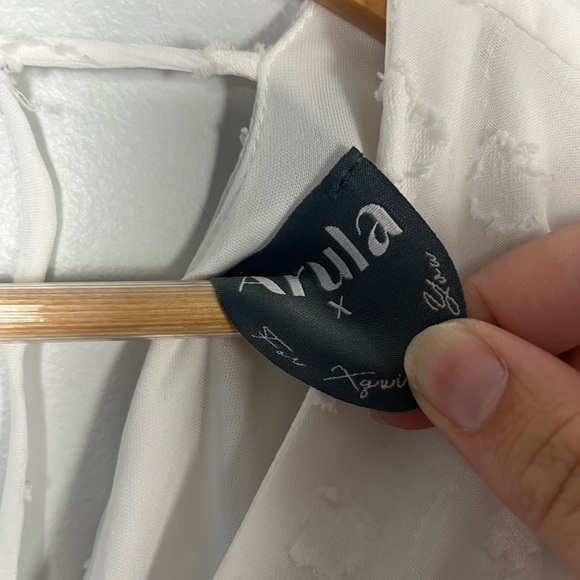 Arula xquisite White textured romper size XL - Picture 5 of 10